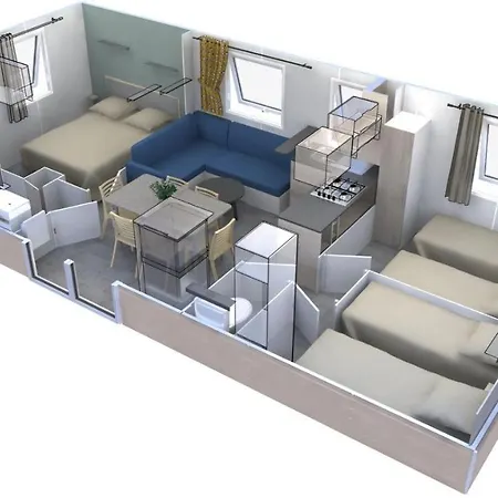 Mobil 2020 3ch + Clim , Equipe 4* , Vendee مكان تخييم Talmont-Saint-Hilaire